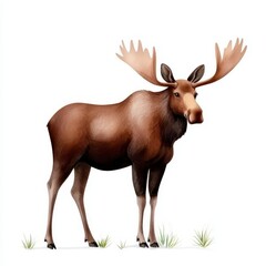 Fototapeta premium Christmas bells Happy New Year festive decor for greeting card or flyer postcard booklet leaflet. Hand drawn watercolor illustration isolated on white background. Celebrate