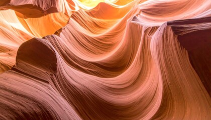 Abstract Swirls of Antelope Canyon Sandstone.