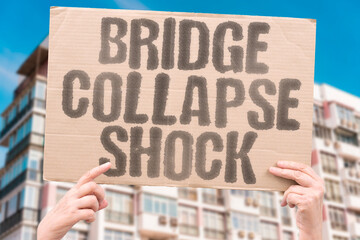 “Bridge Collapse Shock” Crossing falls during rush hour.BRIDGE. COLLAPSE. RUSH. SHOCK. DEATH. CITY.