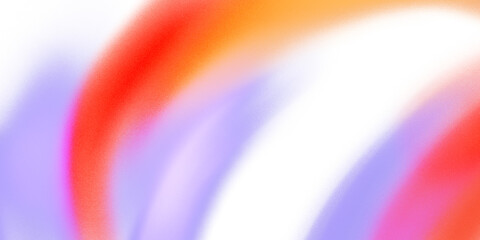 Abstract rainbow design background with grain texture. Orange, red and purple colors.