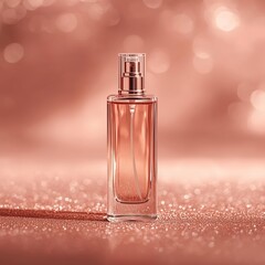 Perfume aesthetic background bottle, perfume, glass, liquid, beauty