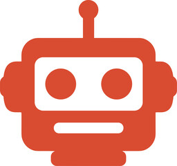 Robot Face Cute Style Icon