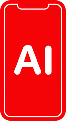 Smartphone with AI Icon