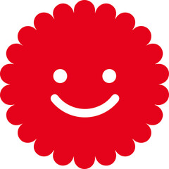 Sun with Smiling Face Icon