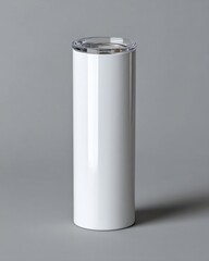 Elegant White Insulated Tumbler for Hot and Cold Beverages Storage