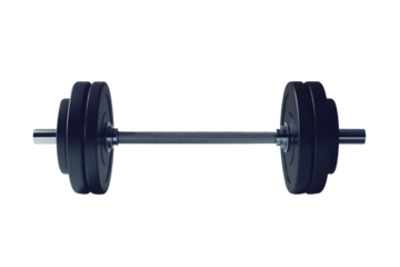 Muscle Building Weightlifting isolated on transparent background