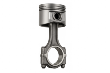 Piston and connecting rod engine part
