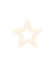 Obraz premium Shining Star Minimal Flat Design Achievement Success Symbol