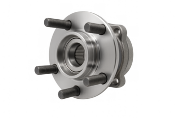 Car wheel hub assembly with bearing on transparent