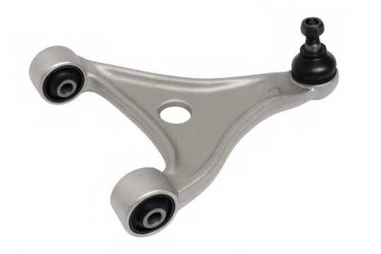 Car suspension lower control arm with ball joint