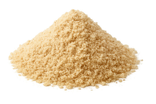 Kinako soybean flour heap on transparent background
