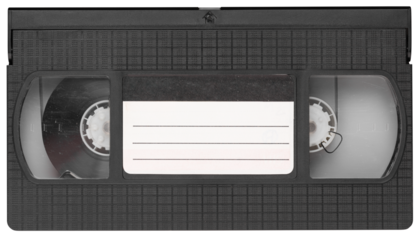 retro old video cassette tape