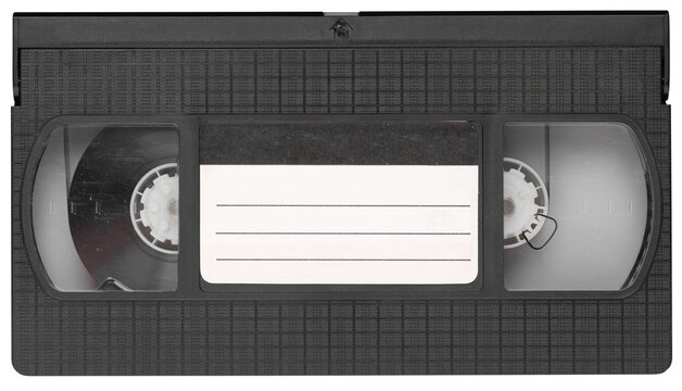 retro old video cassette tape