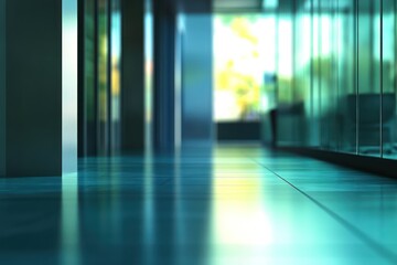 Blurred professional background of a clean modern office interior