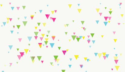 A vibrant, seamless vector pattern featuring colorful confetti and party streamers for a birthday celebration design