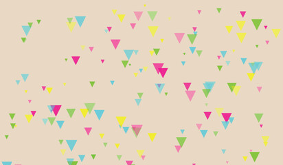 Seamless vector pattern with colorful confetti for birthday party celebration design