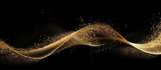 abstract fractal energy wave, ethereal golden light flow, intricate luminous cosmic patterns, hypnotic dynamic energy field, dreamlike swirling light essence, transcendent radiant illumination, mesmer