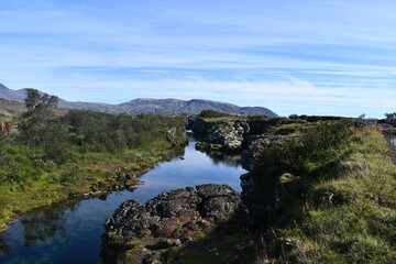 Obraz premium Il parco nazionale di Þingvellir (dalle parole islandesi 