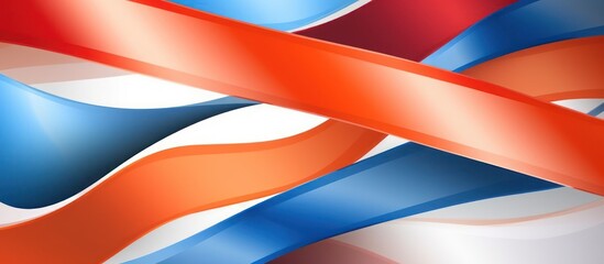 abstract, dynamic, geometric patterns, vibrant colors, red, blue, orange, diagonal lines, flowing shapes, digital art, minimalist, futuristic
