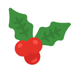クリスマスホーリー　イラスト