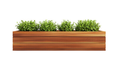 Herb garden planter home garden product display indoor environment side view sustainable living