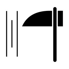 ax silhouette icon
