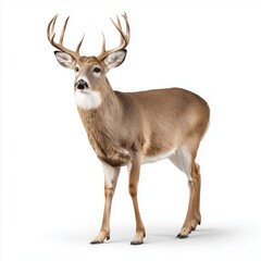 Obraz premium Deer isolated on white background cut out png