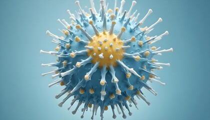 3D Render of a Coronavirus