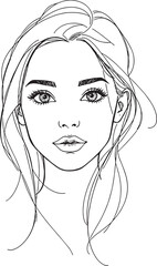 Girl Face Icon