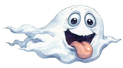 funny cartoon octopus isolated on white background