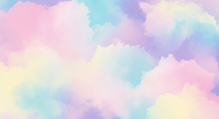 Soft pastel watercolor brush strokes abstract background