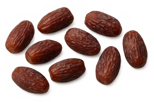 Dates dried fruit scattered healthy sweet snack