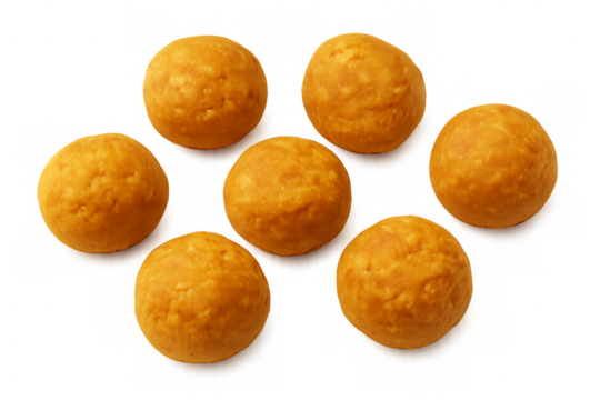 Indian motichoor ladoo orange sweet balls