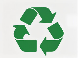 Fototapeta premium green recycle symbol