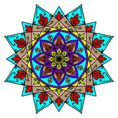 Mandala, painting, fabric pattern, background image, imagination