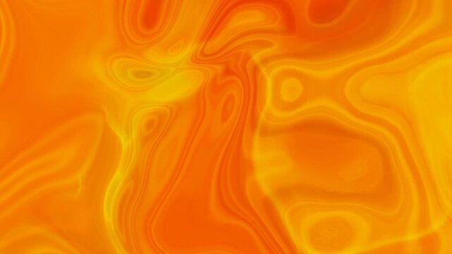 Vibrant Orange and Yellow Abstract Fluid Swirls with Soft Glow image photo