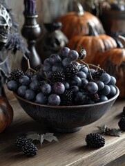 still life with grapes