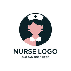 Nurse logo vector illustration design