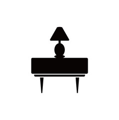 A vector illustration of a black and white bench and furniture is a design object