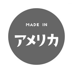 Made in America Katakana / メイド・イン・アメリカ（カタカナ文字）のタイポグラフィデザイン	