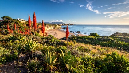 Coastal landscape at sunset (5)