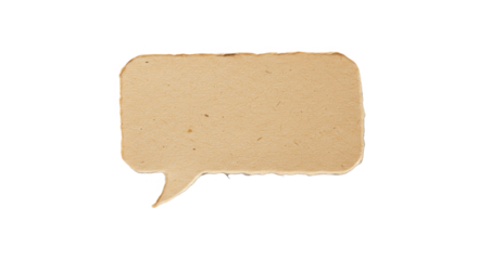 Speech bubble isolated on transparent background
