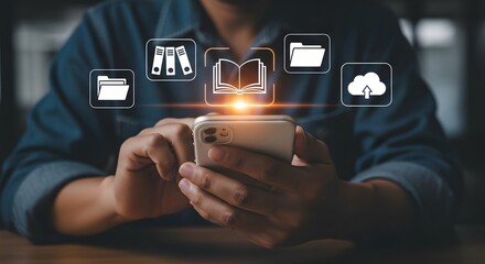 Effortless file management on the go with cloud storage and digital libraries accessible from your phone anytime anywhere for ultimate productivity