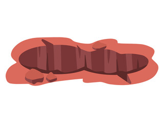 Ground Hole Clip Art Background Illustration