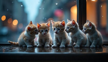 Vibrant red ladybug with black spots meticulously climbs across a dry autumn leaf on a warm, earthy ground, macro detail