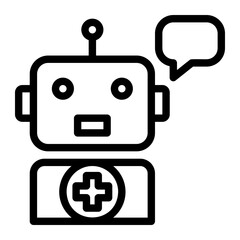medical chatbot ICON