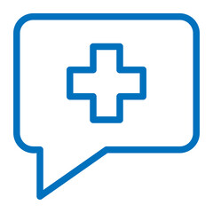 Fototapeta premium medical bubble ICON