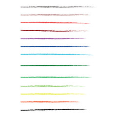 Line art in different colors expressive artistic visual styles