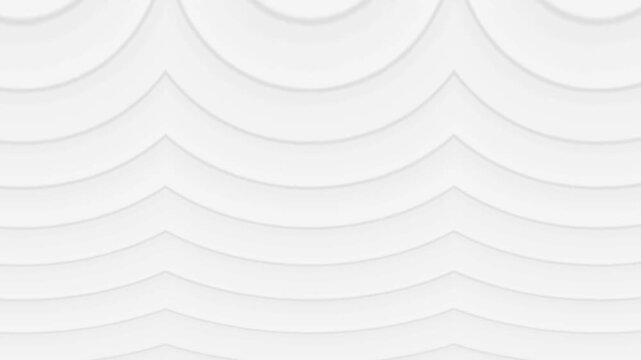 Abstract White Background with Repeating Curved Wave-like Layers texture pattern