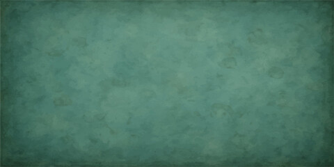 Dark, vintage, and aged green grunge paper texture with copy space for an antique parchment backdrop or rough wall surface design
